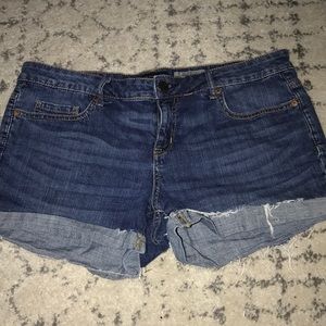 denim shorts
